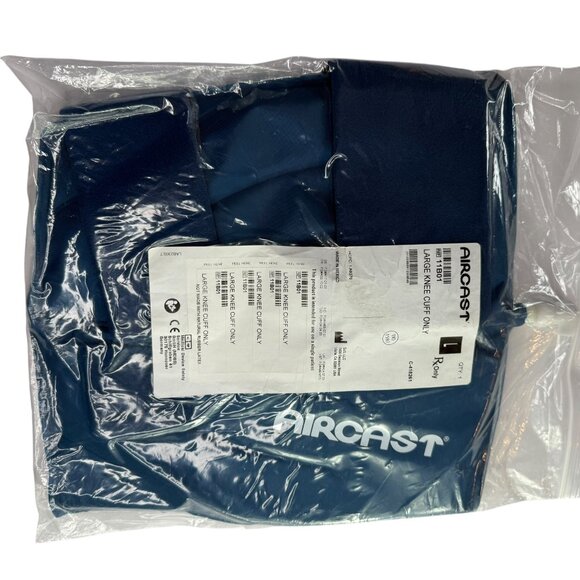 New NWT DJO Global AIRCAST Large Knee Cuff Only. Blue, Cold Therapy - Picture 4 of 4